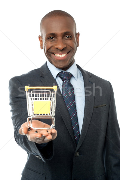 Add to cart, e-commerce concept Stock photo © stockyimages