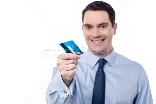 Payment made easy, credit card. Stock photo © stockyimages