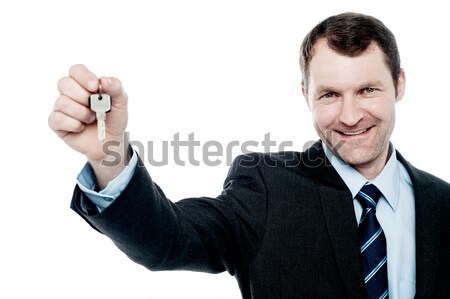 Here is the key to your new chamber Stock photo © stockyimages
