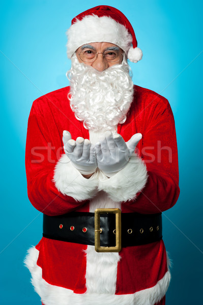 Santa praying peace and happiness for all Stock photo © stockyimages