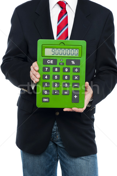 Stockfoto: Afbeelding · business · vent · calculator · alle