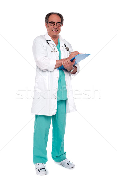 Médecin presse-papiers coup [[stock_photo]] © stockyimages