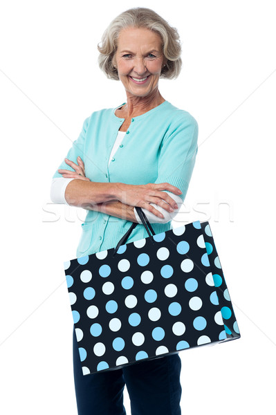 Vendita shop massimo senior Smart donna Foto d'archivio © stockyimages