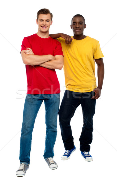 Portret toevallig jonge poseren stijl Stockfoto © stockyimages