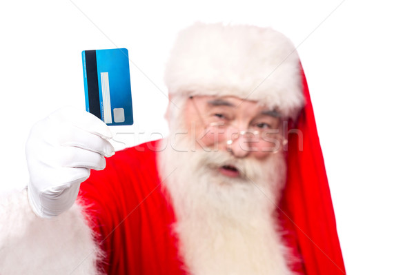 誰か 現金 カード サンタクロース 赤 ストックフォト © stockyimages