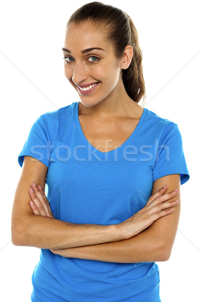 Profile shot of a modern middle aged woman Stock photo © stockyimages