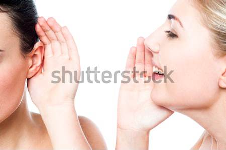 Hey, let me tell you a secret of mine... Stock photo © stockyimages
