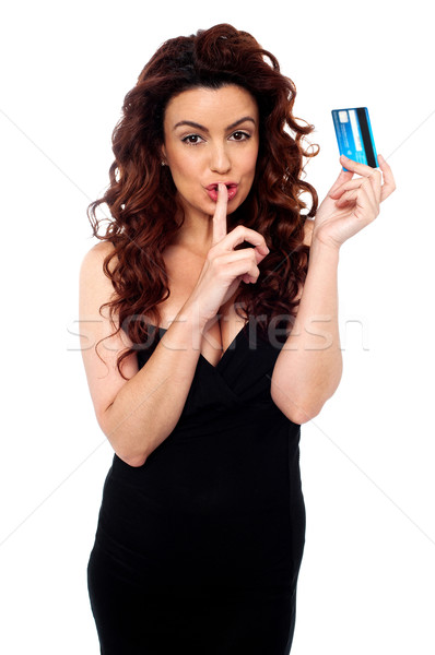 [[stock_photo]]: Shopping · dame · silence