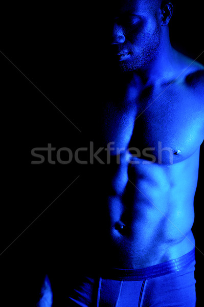 Torse nu africaine musculaire homme image jeune homme [[stock_photo]] © stockyimages