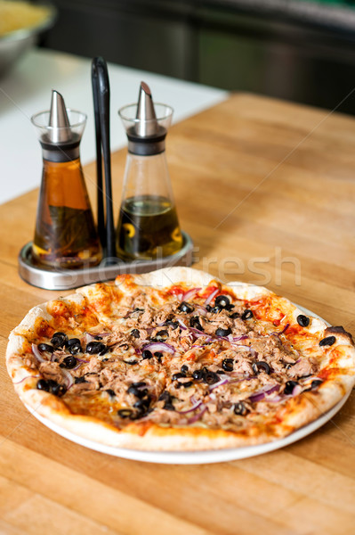 Your pizza is ready. Stock photo © stockyimages