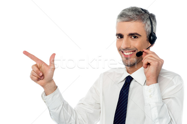 Stock photo: How can I assist you today?