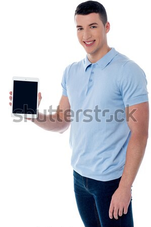 This is my new tablet device Stock photo © stockyimages