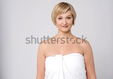 Stockfoto: Mijn · spa · douche · mooie · vrouw · vrouw · handen