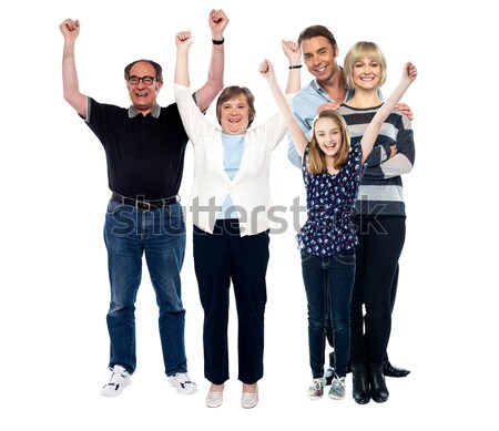 Three generations family portrait Stock photo © stockyimages