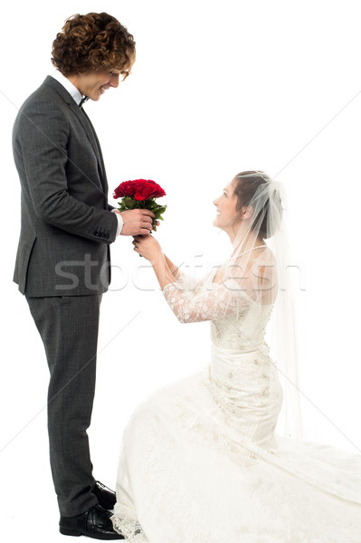 Stock photo: Marry me please, will you?