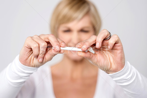 Smoking is injurious to health. Stock photo © stockyimages