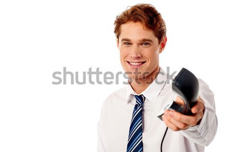 Important business call for you boss! Stock photo © stockyimages