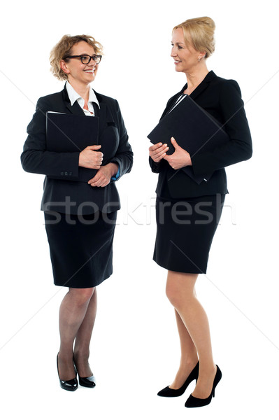 Corporate women discussing business Stock photo © stockyimages