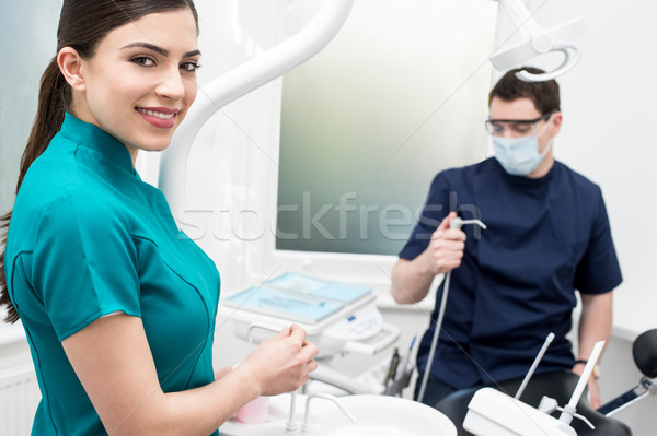 Our new modern dental clinic Stock photo © stockyimages