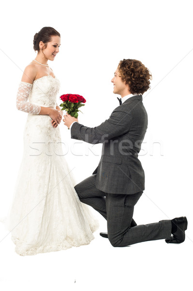 Accept my token of love Stock photo © stockyimages
