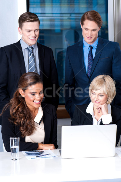 Grupy działalności biuro smart utalentowany Zdjęcia stock © stockyimages
