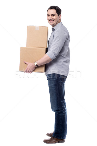 I am in Q to book these parcels.  Stock photo © stockyimages