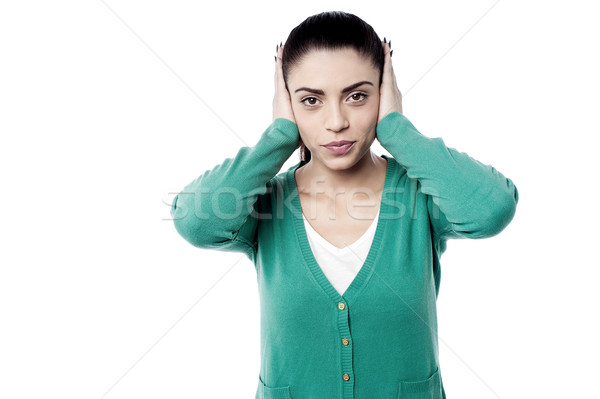 Lower the volume, its too loud ! Stock photo © stockyimages