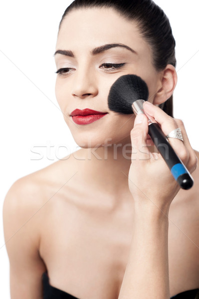 きれいな女性 適用 魅力のある女性 化粧 女性 ストックフォト © stockyimages