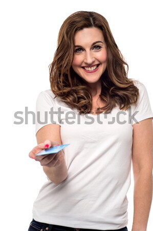 All my payment made in cash card.  Stock photo © stockyimages