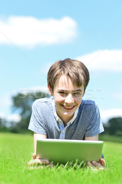 I have got new latest version tablet pc! Stock photo © stockyimages