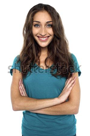 Beautiful young woman in her early 30s Stock photo © stockyimages