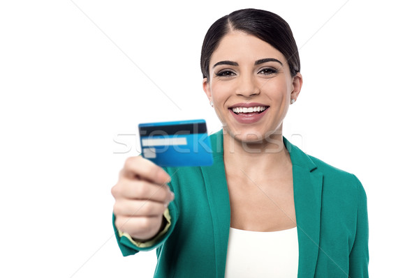 Our new gold credit card.  Stock photo © stockyimages