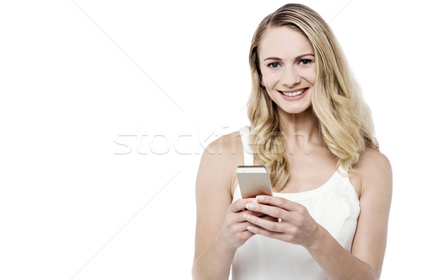 Hi darling, how are  you ? Stock photo © stockyimages
