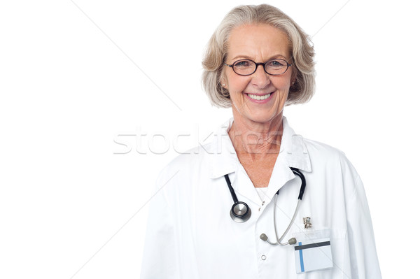 Vergnügen weiblichen Chirurg Stethoskop Stock foto © stockyimages