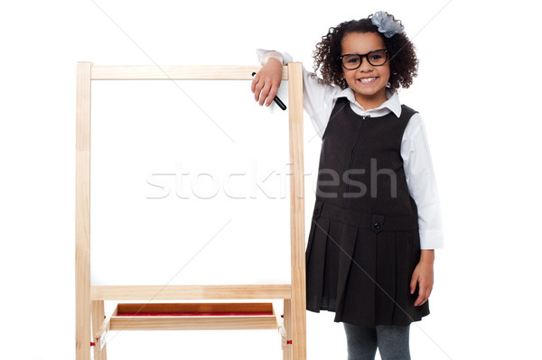 Bight school kid ready to teach classmates Stock photo © stockyimages