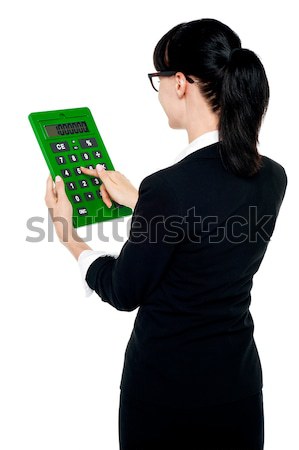 Vue arrière affaires simulateur grand vert [[stock_photo]] © stockyimages