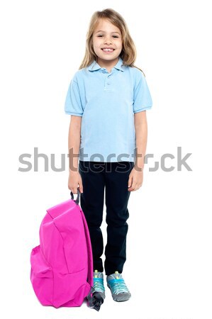 Smiling child ready to attend school Stock photo © stockyimages