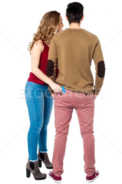 Its time to shop secretly! Stock photo © stockyimages