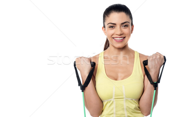 Bands give me a strong arms. Stock photo © stockyimages