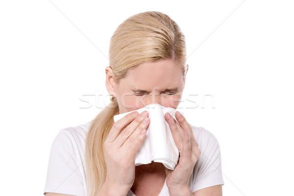 Excuse me, I feel tired today. Stock photo © stockyimages