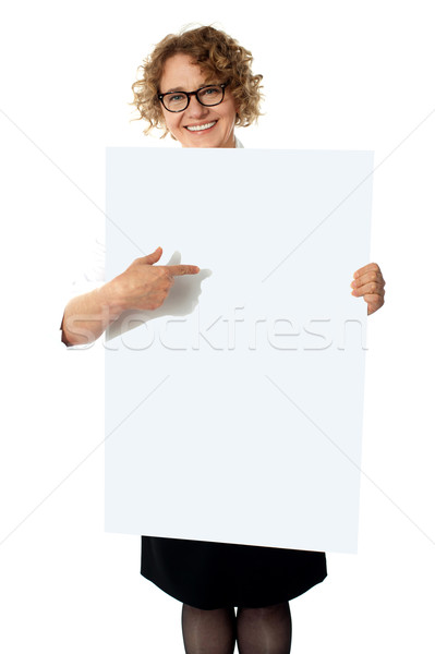 Female representative of a company Stock photo © stockyimages