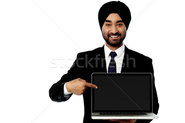 The brand new laptop is out for sale! Stock photo © stockyimages