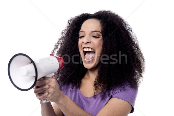 Yeah ! i am so happy today !  Stock photo © stockyimages
