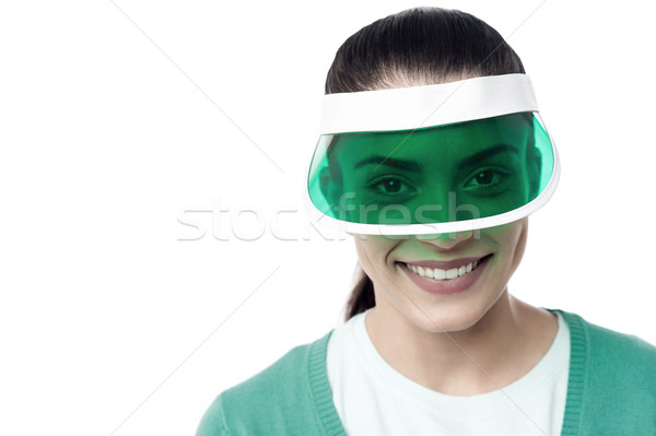My new sun visor. Stock photo © stockyimages