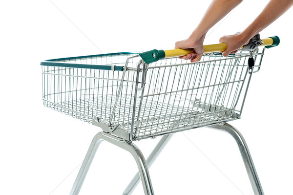Empty shopping cart, add to cart Stock photo © stockyimages