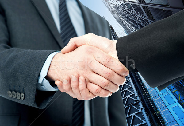 Business handshake, the deal Is finalized. Stock photo © stockyimages