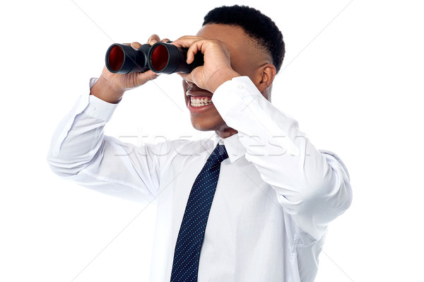 Młodych biznesmen polowanie korporacyjnych człowiek wykonawczej Zdjęcia stock © stockyimages