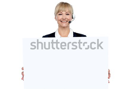 Helyes hely termék mosolyog üzlet igazgató Stock fotó © stockyimages