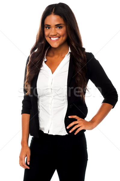 Stylish confident female business executive Stock photo © stockyimages