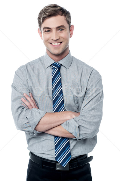 Smiling male corporate executive  Stock photo © stockyimages